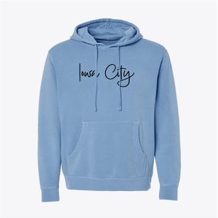 Iowa City Iowa Freestyle Pigment-Dyed Hoodie