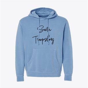 South Troupsburg New York Freestyle Pigment-Dyed Hoodie