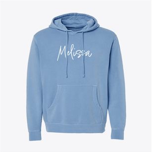 Melissa West Virginia Freestyle Pigment-Dyed Hoodie