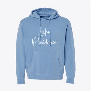 Lake Providence Louisiana Freestyle Pigment-Dyed Hoodie