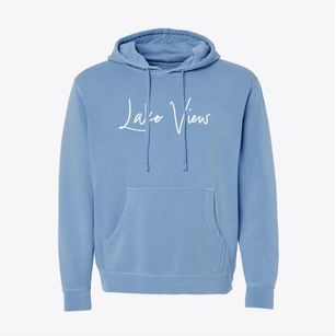 Lake View Iowa Freestyle Pigment-Dyed Hoodie