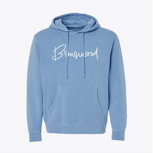 Brownwood North Carolina Freestyle Pigment-Dyed Hoodie