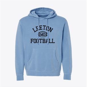 Leeton Missouri Football Pigment-Dyed Hoodie