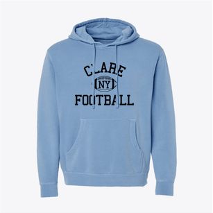 Clare New York Football Pigment-Dyed Hoodie