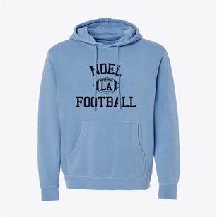 Noel Louisiana Football Pigment-Dyed Hoodie