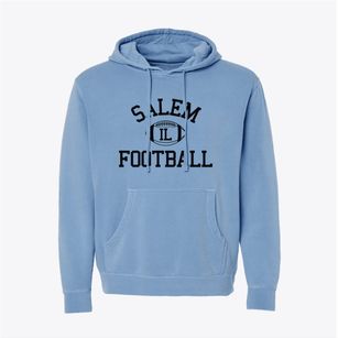 Salem Illinois Football Pigment-Dyed Hoodie