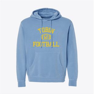 Tobin Wisconsin Football Pigment-Dyed Hoodie