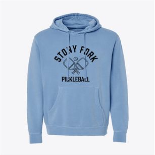Stony Fork North Carolina Pickleball Pigment-Dyed Hoodie