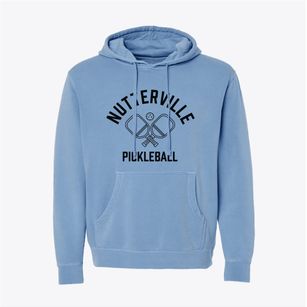 Nutterville Wisconsin Pickleball Pigment-Dyed Hoodie