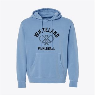 Whiteland Indiana Pickleball Pigment-Dyed Hoodie