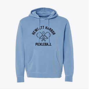 Hewlett Harbor New York Pickleball Pigment-Dyed Hoodie