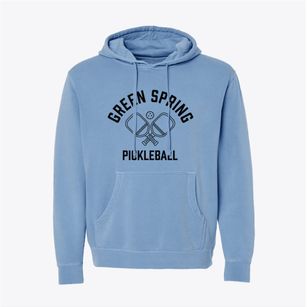 Green Spring Kentucky Pickleball Pigment-Dyed Hoodie