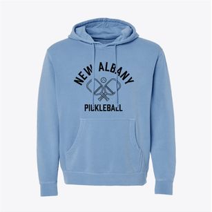 New Albany Mississippi Pickleball Pigment-Dyed Hoodie