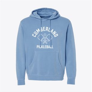 Cumberland Maine Pickleball Pigment-Dyed Hoodie