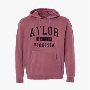 Aylor Virginia Classic Established Pigment-Dyed Hoodie
