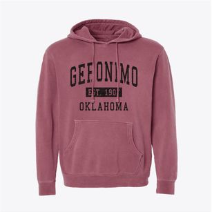 Geronimo Oklahoma Classic Established Pigment-Dyed Hoodie