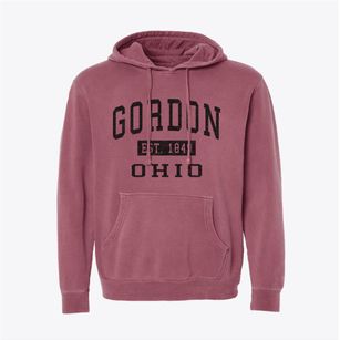 Gordon Ohio Classic Established Pigment-Dyed Hoodie
