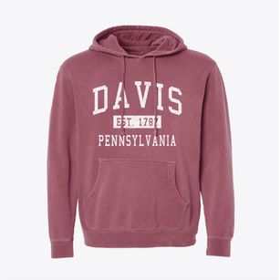Davis Pennsylvania Classic Established Pigment-Dyed Hoodie