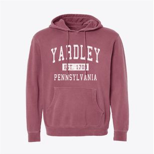 Yardley Pennsylvania Classic Established Pigment-Dyed Hoodie