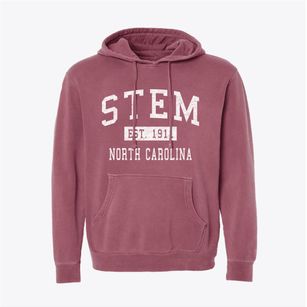 Stem North Carolina Classic Established Pigment-Dyed Hoodie