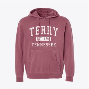 Terry Tennessee Classic Established Pigment-Dyed Hoodie