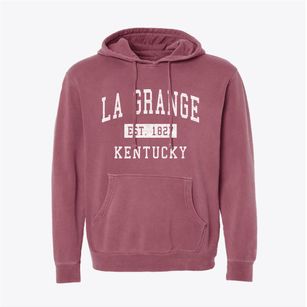 La Grange Kentucky Classic Established Pigment-Dyed Hoodie