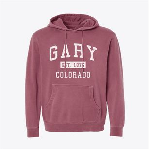 Gary Colorado Classic Established Pigment-Dyed Hoodie