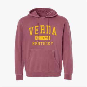 Verda Kentucky Classic Established Pigment-Dyed Hoodie