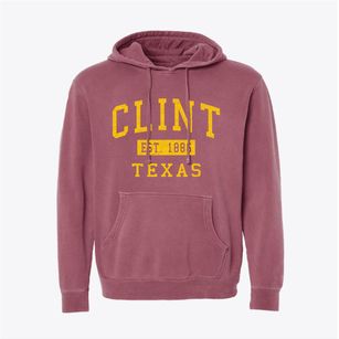 Clint Texas Classic Established Pigment-Dyed Hoodie