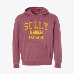 Sully Iowa Classic Established Pigment-Dyed Hoodie