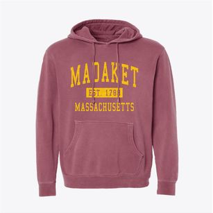 Madaket Massachusetts Classic Established Pigment-Dyed Hoodie