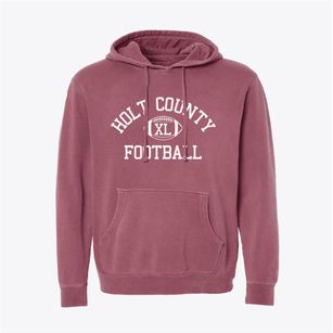 Holt County District 210 School Classic Football Pigment-Dyed Hoodie