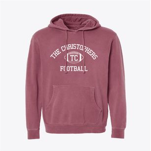 The Christophers Classic Football Pigment-Dyed Hoodie