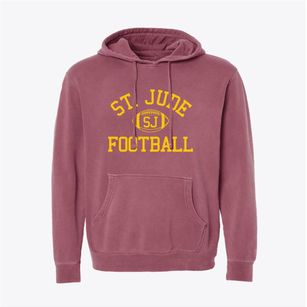 St. Jude Classic Football Pigment-Dyed Hoodie