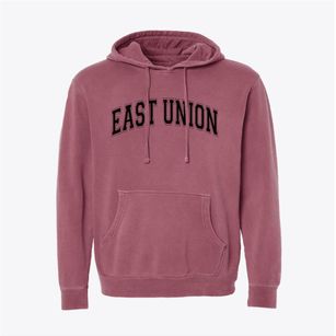 East Union Community Schools Varsity Arch Pigment-Dyed Hoodie