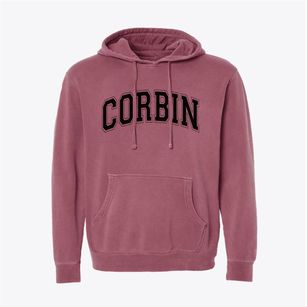 Corbin Middle School Varsity Arch Pigment-Dyed Hoodie