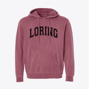 Loring Primary School Varsity Arch Pigment-Dyed Hoodie