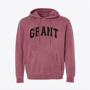 Grant Middle School Varsity Arch Pigment-Dyed Hoodie