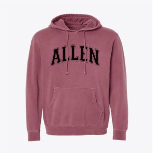 Allen Middle School Varsity Arch Pigment-Dyed Hoodie