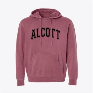 Alcott Elementary School Varsity Arch Pigment-Dyed Hoodie