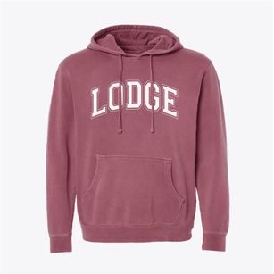 Lodge Elementary School Varsity Arch Pigment-Dyed Hoodie