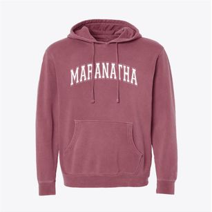 Maranatha Academy Varsity Arch Pigment-Dyed Hoodie