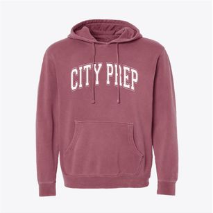 City Prep Varsity Arch Pigment-Dyed Hoodie