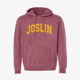 Joslin Elementary School Varsity Arch Pigment-Dyed Hoodie