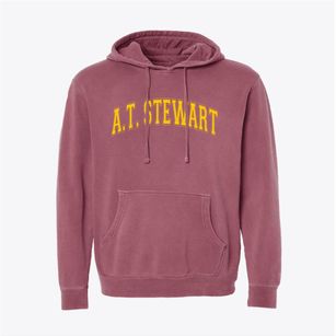 A.t. Stewart Middle School Varsity Arch Pigment-Dyed Hoodie