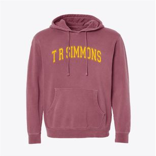 T R Simmons Elementary School Varsity Arch Pigment-Dyed Hoodie