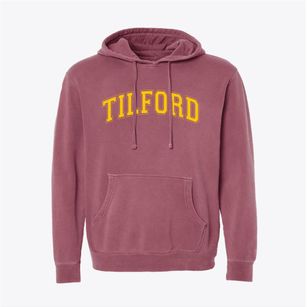 Tilford W Miller Elementary School Varsity Arch Pigment-Dyed Hoodie