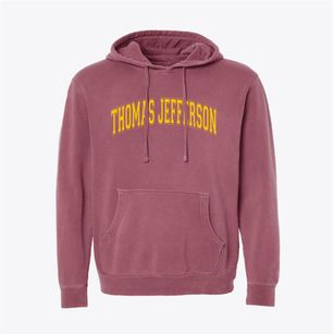 Thomas Jefferson Middle School Varsity Arch Pigment-Dyed Hoodie
