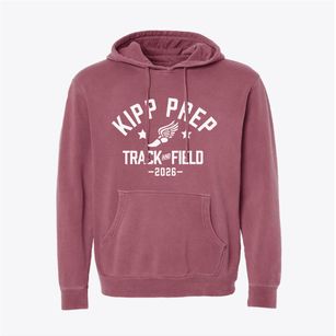 Kipp College Prep Track and Field Pigment-Dyed Hoodie