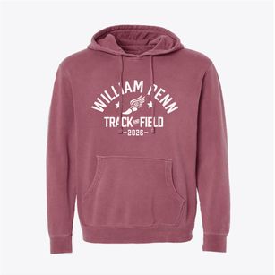 William Penn High School Track and Field Pigment-Dyed Hoodie